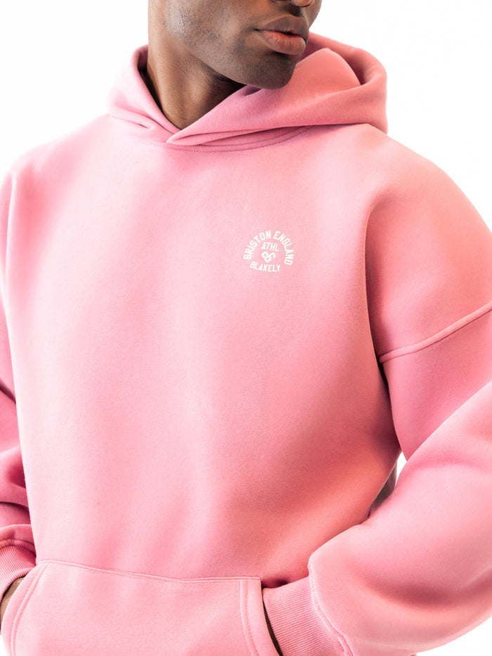 Briston Relaxed Hoodie - Warm Pink