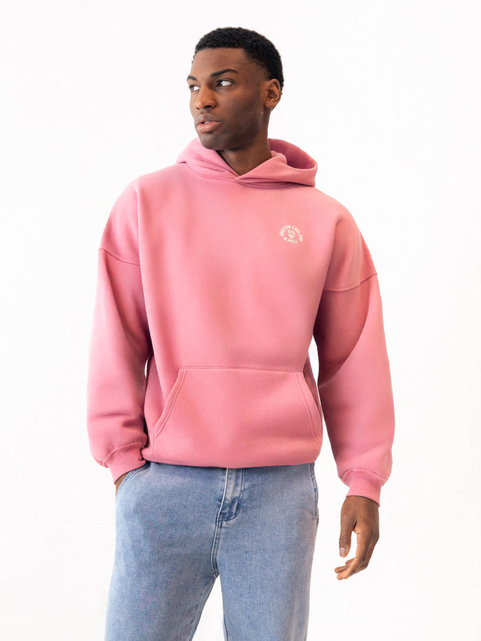 Briston Relaxed Hoodie - Warm Pink