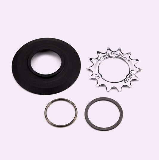 Brompton 3/32" 3 Spline Sprocket Set 14T (3 speed) incl. chain guide