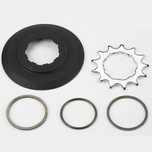 Brompton 3/32" 9 Spline Sprocket Set 13T incl chain guide disc
