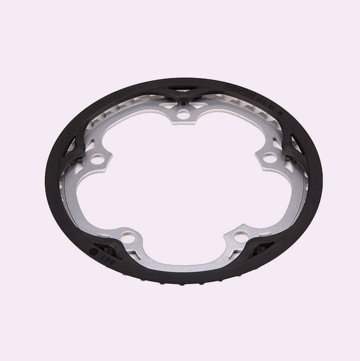 Brompton Chainring and Guard only - Spider Type - 54T (Silver)