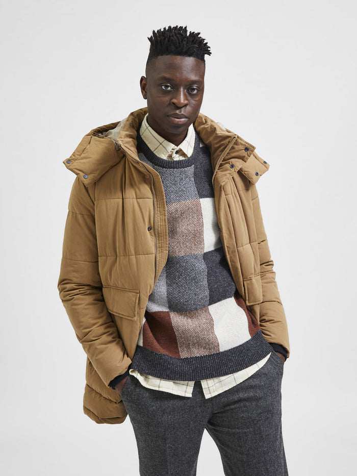 Brown Check Pullover