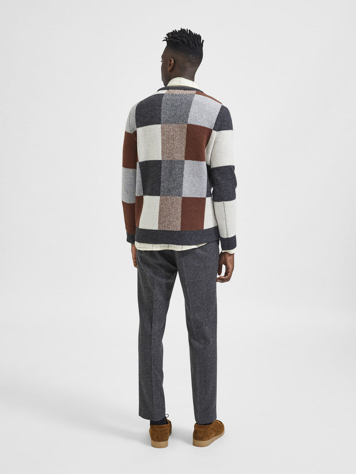 Brown Check Pullover
