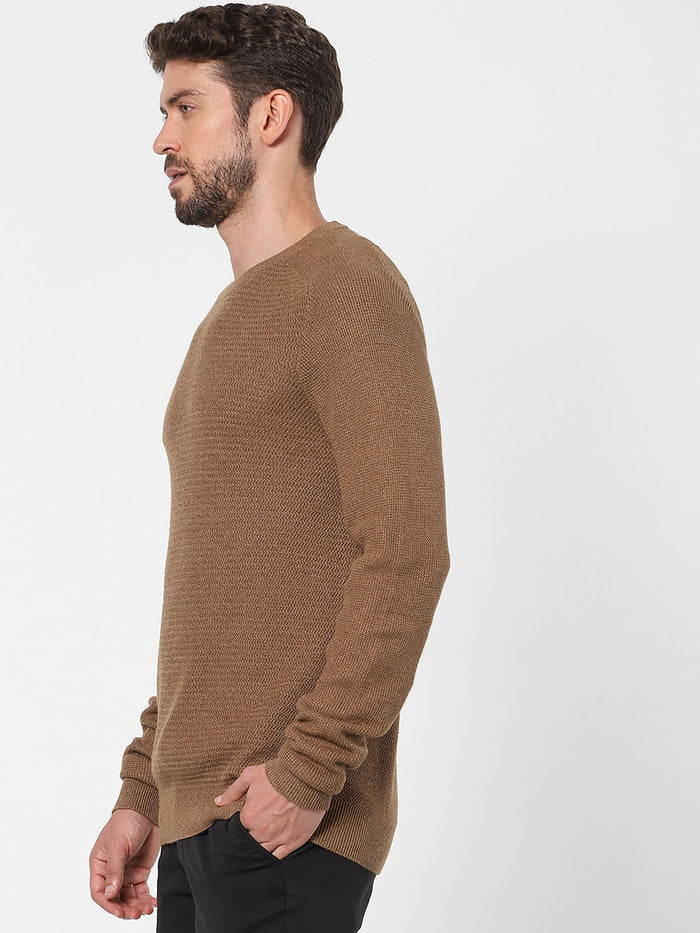 Brown Organic Cotton Pullover