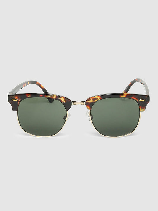 Brown Rimless Sunglasses