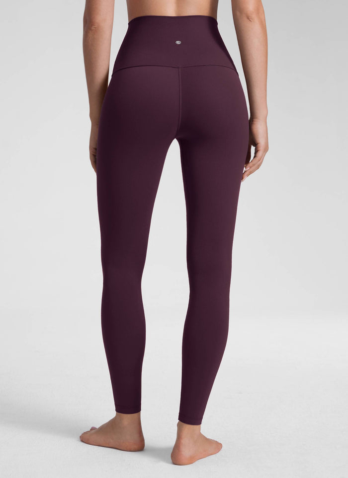 CRZ YOGA Women's Yoga Super High Waist Butterluxe Yoga Leggings 28'' Deep Purple