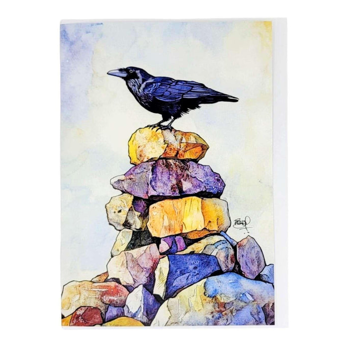 Card - All Occasion - Crow (Top of the Heap) by Shawn Braley