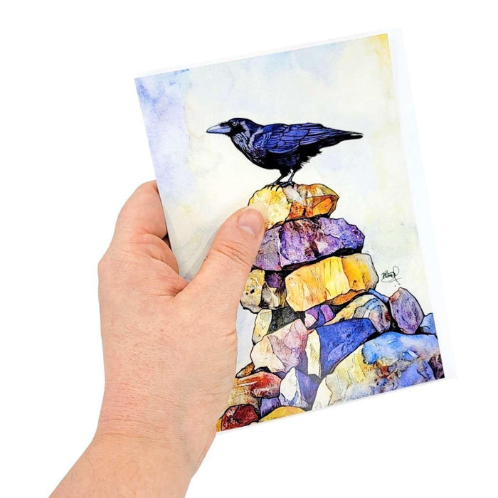 Card - All Occasion - Crow (Top of the Heap) by Shawn Braley
