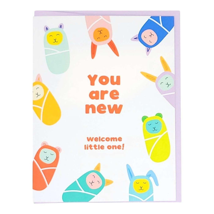 Card - Baby - You Are New by Graphic Anthology