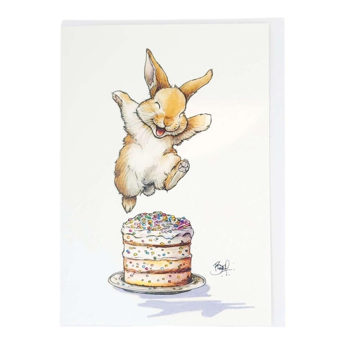Card - Birthday - Bunny Hops (Leap Year) by Shawn Braley