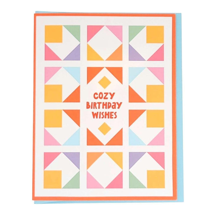 Card - Birthday - Cozy Quilt by Graphic Anthology