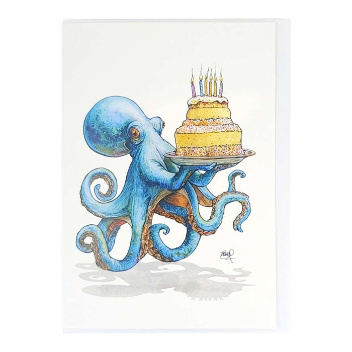 Card - Birthday - Octoparty (Octopoda) by Shawn Braley