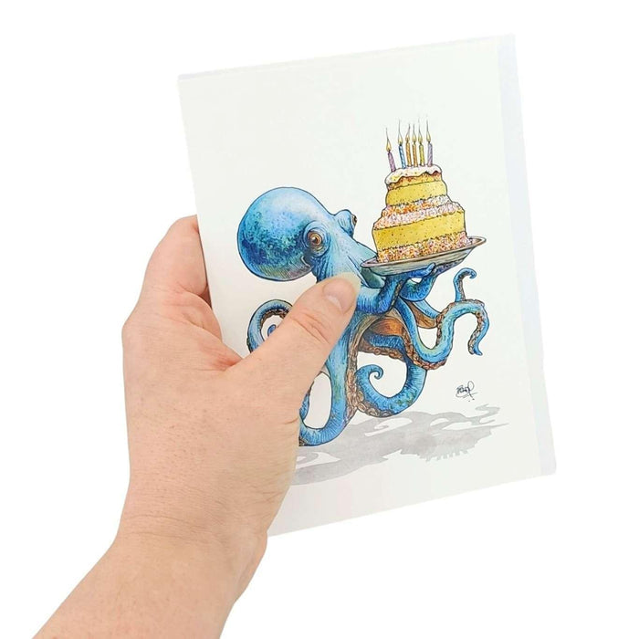 Card - Birthday - Octoparty (Octopoda) by Shawn Braley