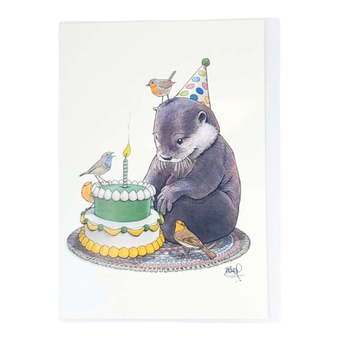 Card - Birthday - Otter's Party (We Otter Make a Wish) by Shawn Braley