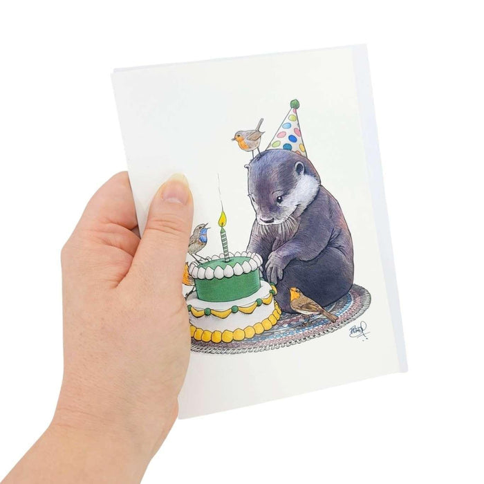 Card - Birthday - Otter's Party (We Otter Make a Wish) by Shawn Braley