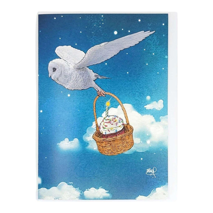 Card - Birthday - Owl Delivery (Make a Wish) by Shawn Braley