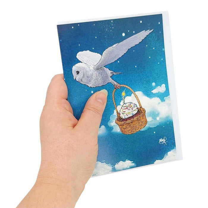 Card - Birthday - Owl Delivery (Make a Wish) by Shawn Braley