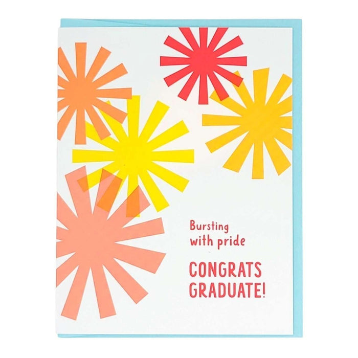 Card - Congratulations - Bursting with Pride Congrats Graduate by Graphic Anthology