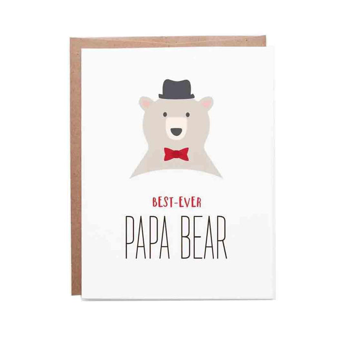 Card - Father's Day - Best Ever Papa Bear by Graphic Anthology