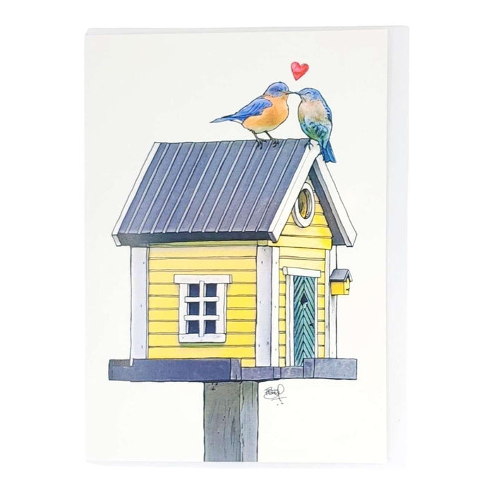 Card - Love & Friends - Birds with House (Love Birds) by Shawn Braley