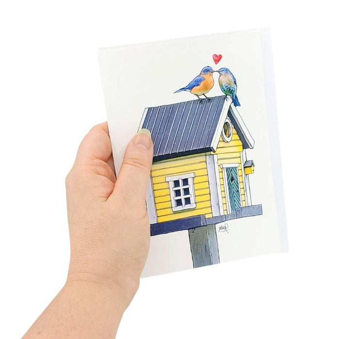Card - Love & Friends - Birds with House (Love Birds) by Shawn Braley