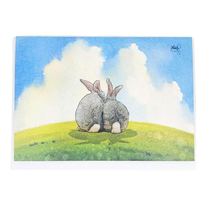 Card - Love & Friends - Bunnies (Side By Side) by Shawn Braley