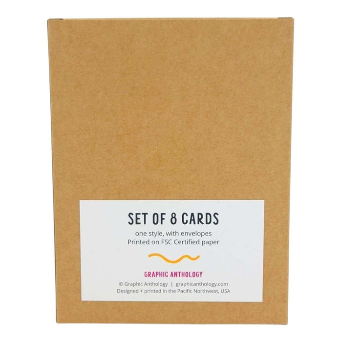 Card Box Set - Thank You - Shower of Thanks (8) by Graphic Anthology
