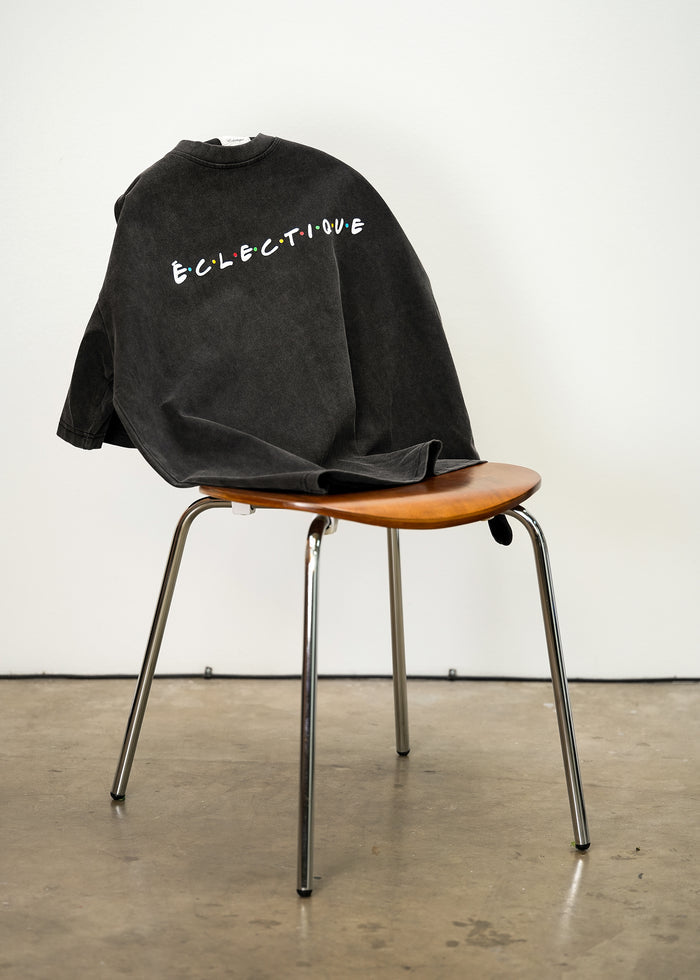 Classic Friends logo t-shirt on chair