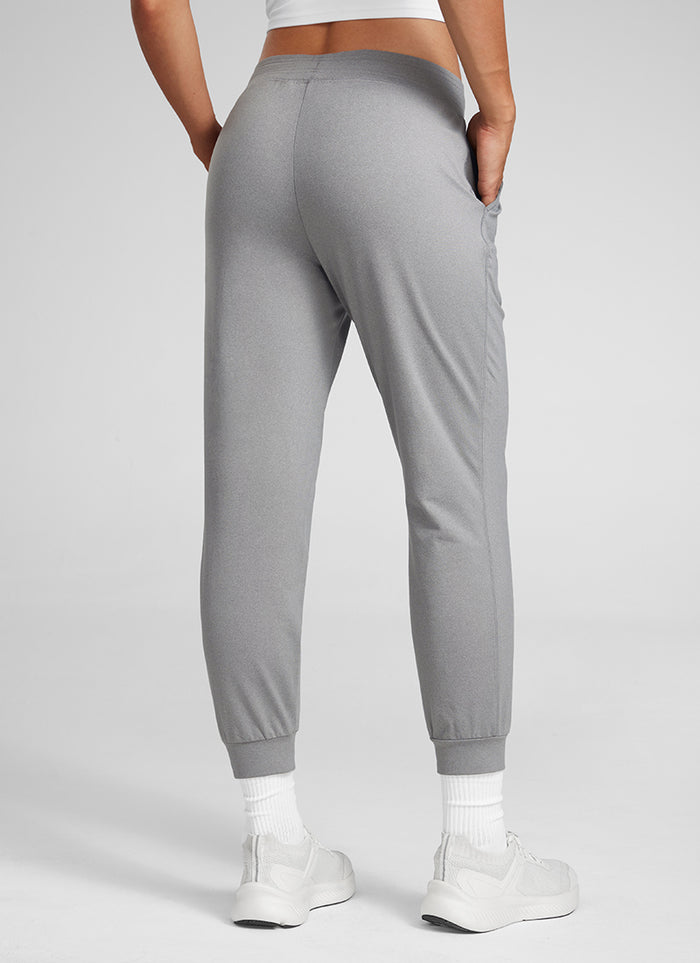 CRZ YOGA Women's Cloud Jersey Capri Joggers 25'' with Pockets Sterling