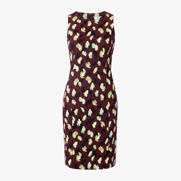 packshot image of the constance dress in bengal jacquard