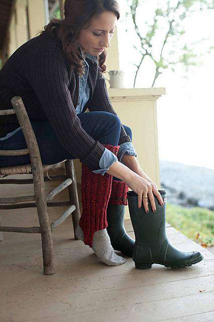 Cozy Boot Cuffs by Churchmouse Yarns and Teas-Patterns-Churchmouse Yarns-Alpaca Direct