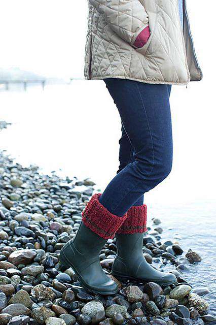 Cozy Boot Cuffs by Churchmouse Yarns and Teas-Patterns-Churchmouse Yarns-Alpaca Direct