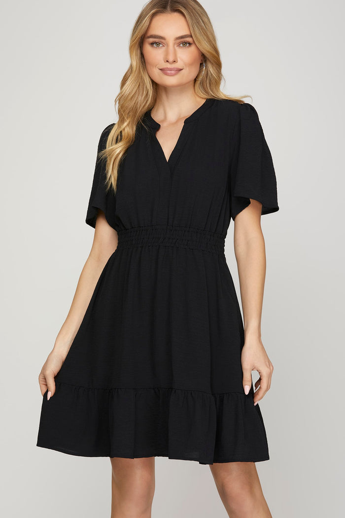 Cruise Line Dress Black