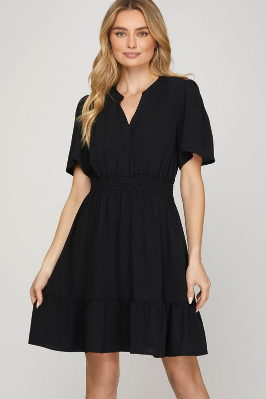 Cruise Line Dress Black