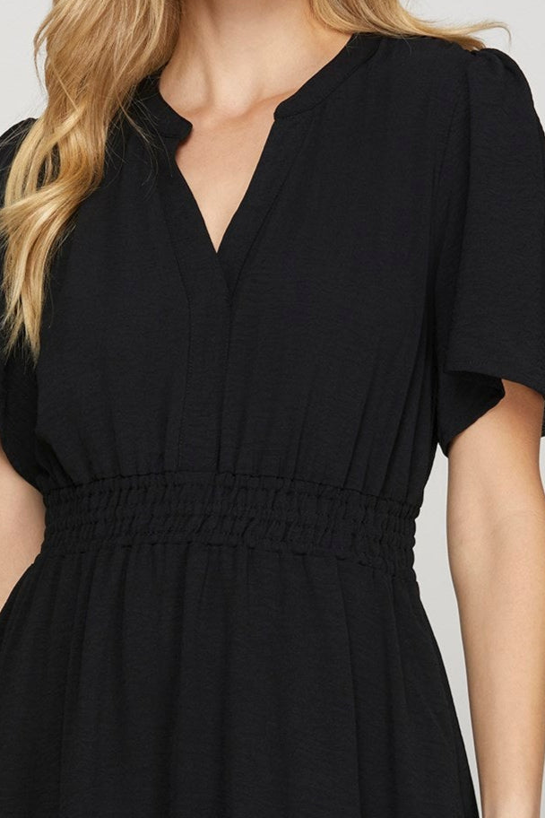 Cruise Line Dress Black