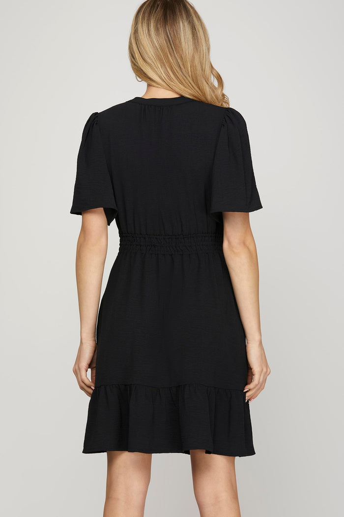 Cruise Line Dress Black