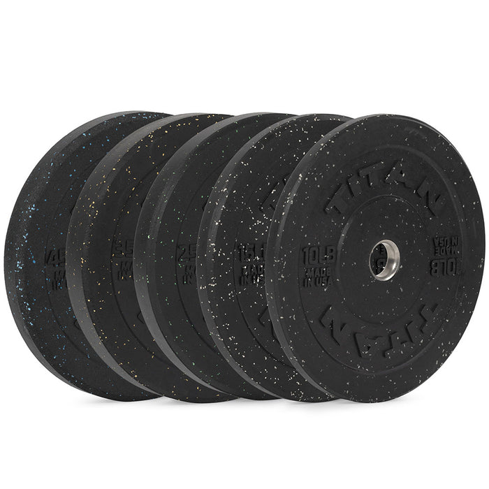 260 LB Set Crumb Rubber Bumper Plates