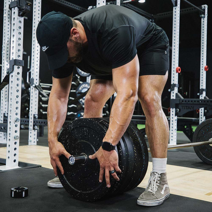 260 LB Set Crumb Rubber Bumper Plates