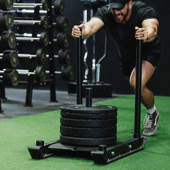 260 LB Set Crumb Rubber Bumper Plates