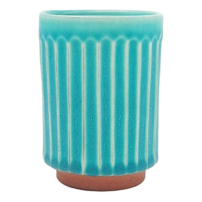 Cup - Large Tanba-Yaki Turquoise by Asemi Co.
