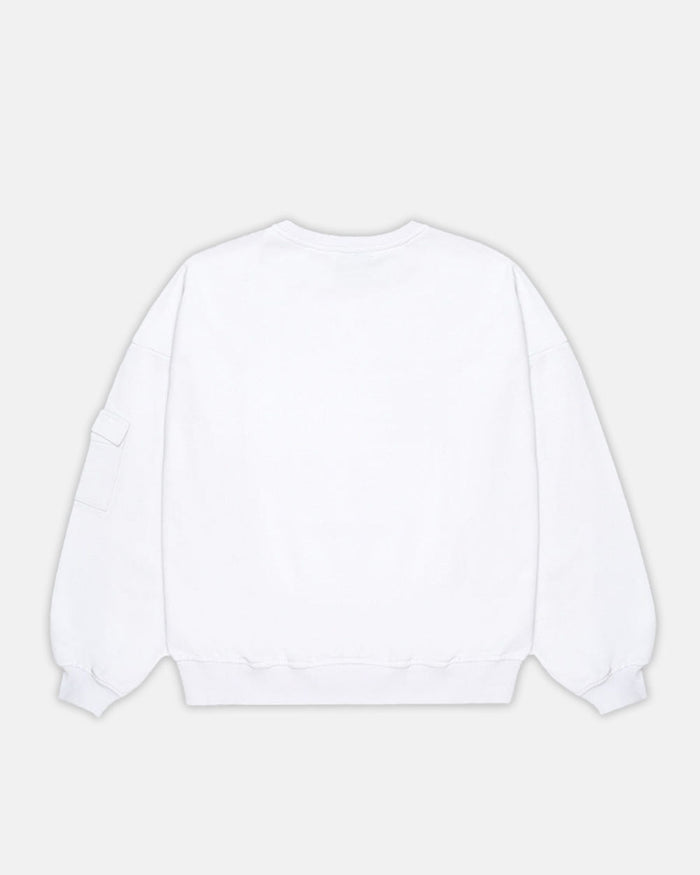DAILY CARGO CREWNECK WHITE - COLD CULTURE