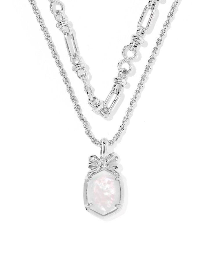 Daphne Bow Multi Strand Necklace