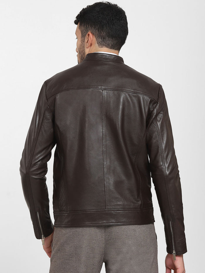 Dark Brown Leather Jacket
