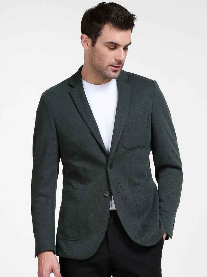 Dark Green Formal Blazer