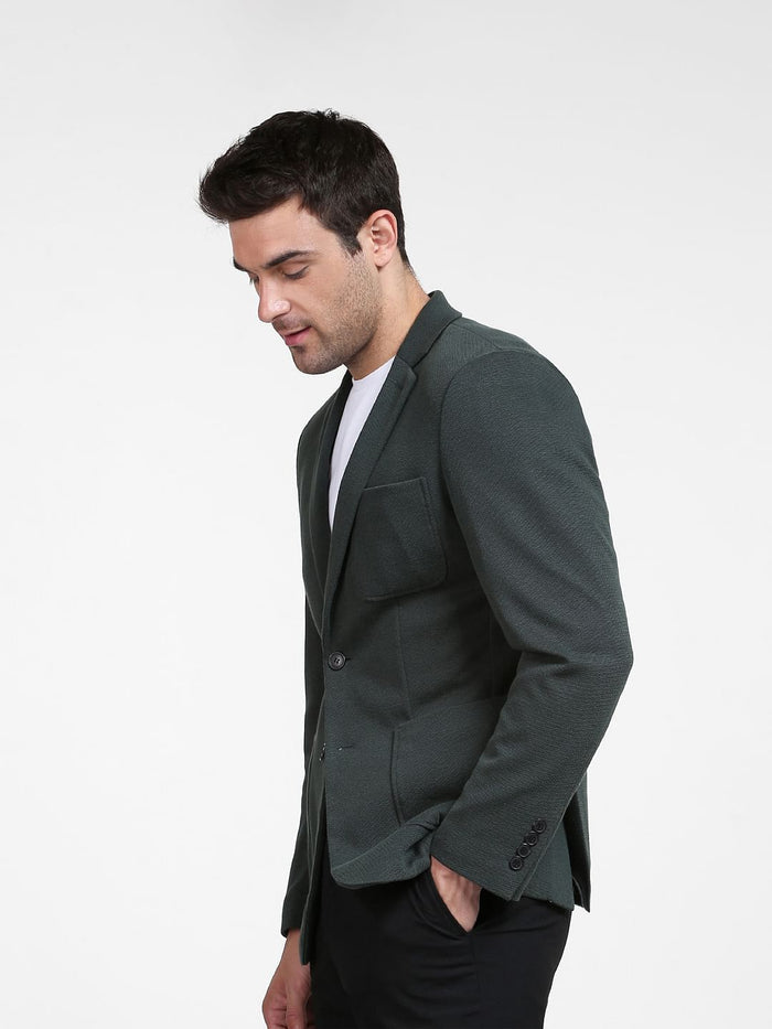Dark Green Formal Blazer