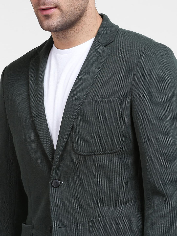 Dark Green Formal Blazer
