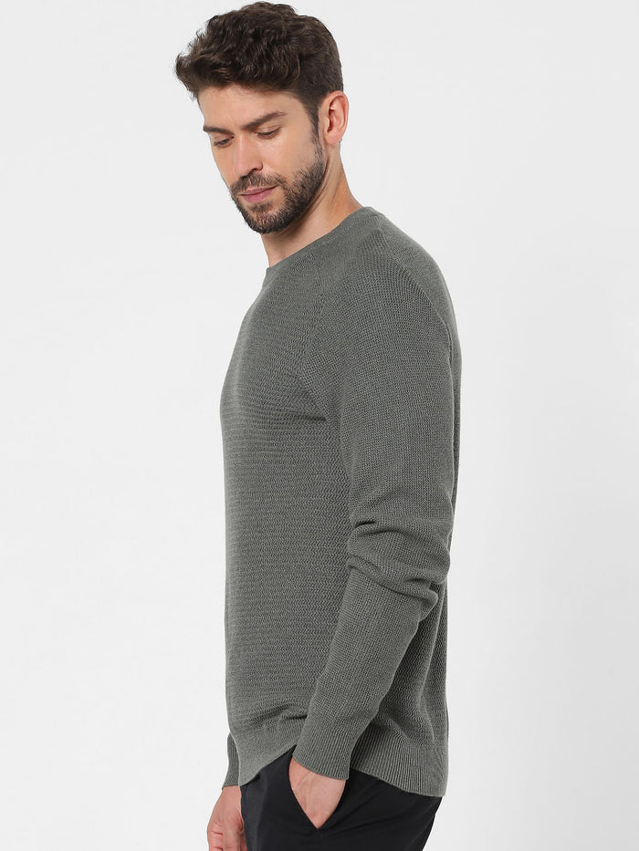 Dark Grey Organic Cotton Pullover