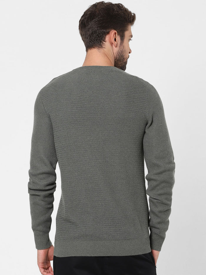 Dark Grey Organic Cotton Pullover