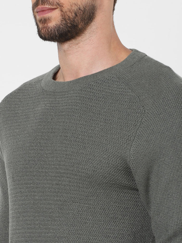 Dark Grey Organic Cotton Pullover