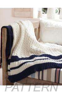 Debbie Bliss 12 Nautical Throw PATTERN ONLY-Patterns-Debbie Bliss-Alpaca Direct
